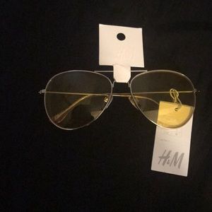 Yellow Fashion Glasses NWT